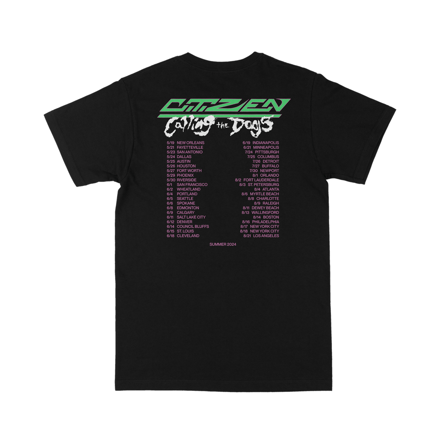 Frame 2024 Tour T-Shirt