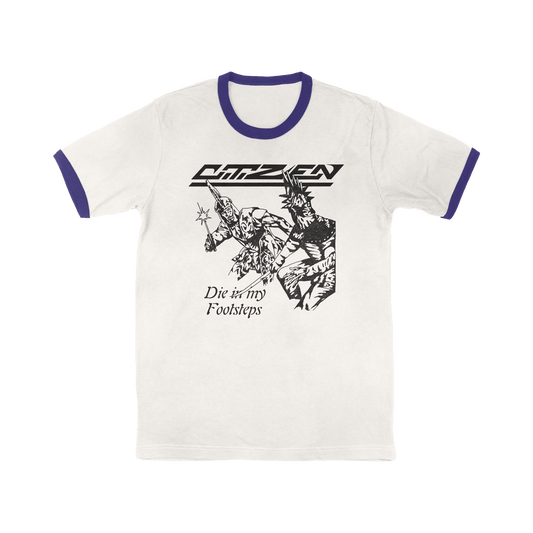 Footsteps Ringer T-Shirt